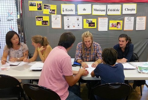 Mayumi, Anne-Sophie, Yoann, Lucas au forum 2016