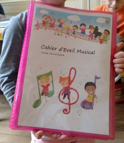 Cahier d'éveil musical