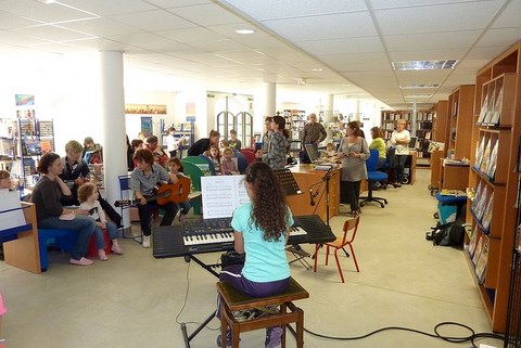 Fete de la musique à la bibliotheque